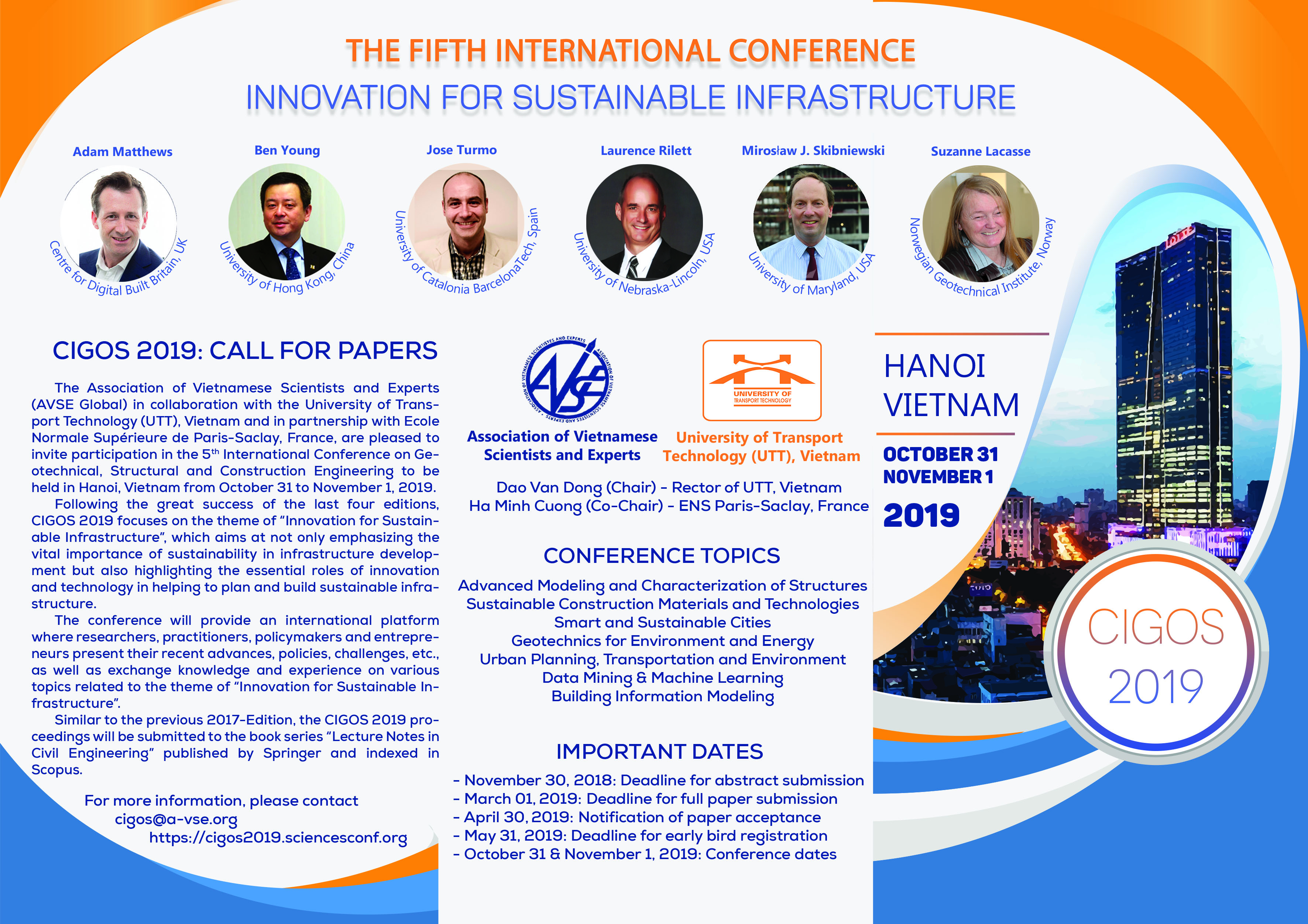 Thư mời Tham gia cuộc thi sáng tạo trẻ về chủ đề “Đổi mới vì một cơ sở hạ tầng bền vững – Innovation for Sustainable Infrastructure”