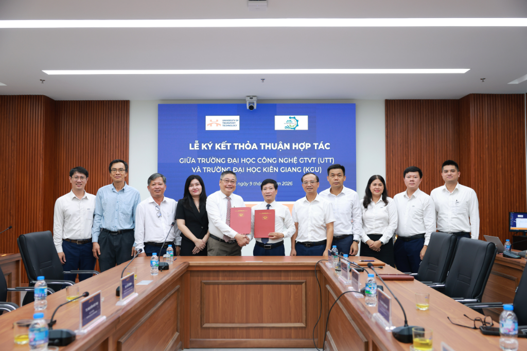 UTT ký kết hợp tác toàn diện với Trường Đại học Kiên Giang thúc đẩy đào tạo, nghiên cứu khoa học và phát triển nguồn nhân lực chất lượng cao
