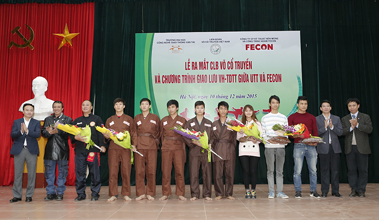 Lễ ra mắt CLB Võ cổ truyền Việt Nam tại UTT và Chương trình giao lưu VH-TDTT giữa UTT và FECON