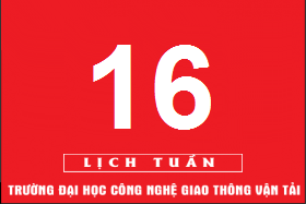 Lịch công tác tuần 16 năm 2018 (từ 16/4/2018 đến 22/4/2018)