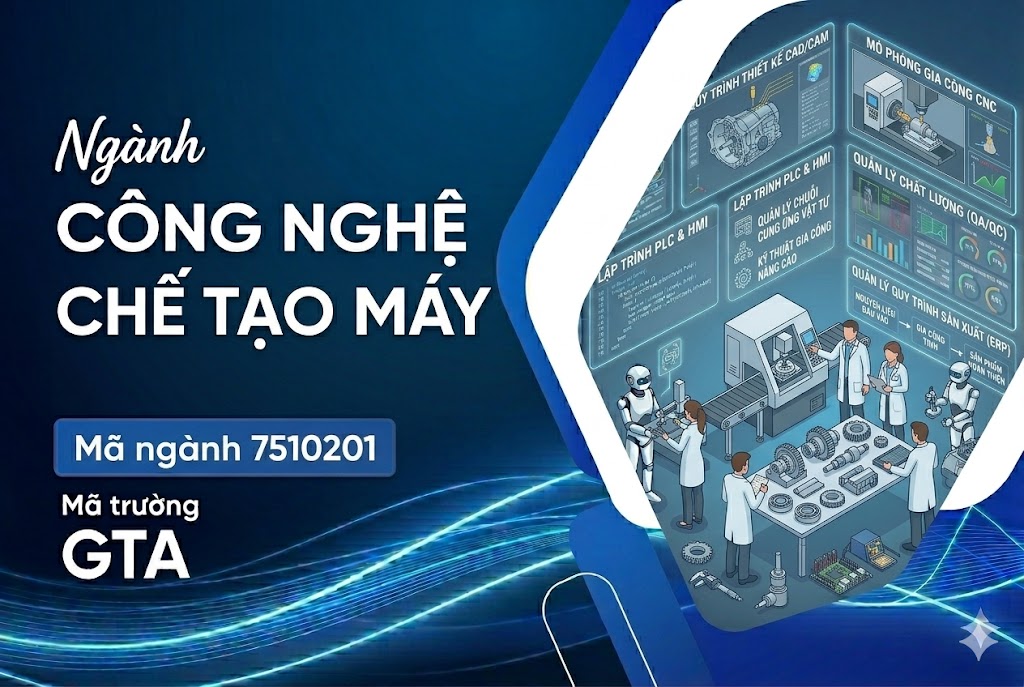 Chương trình đào tạo chuyên ngành Công nghệ chế tạo máy