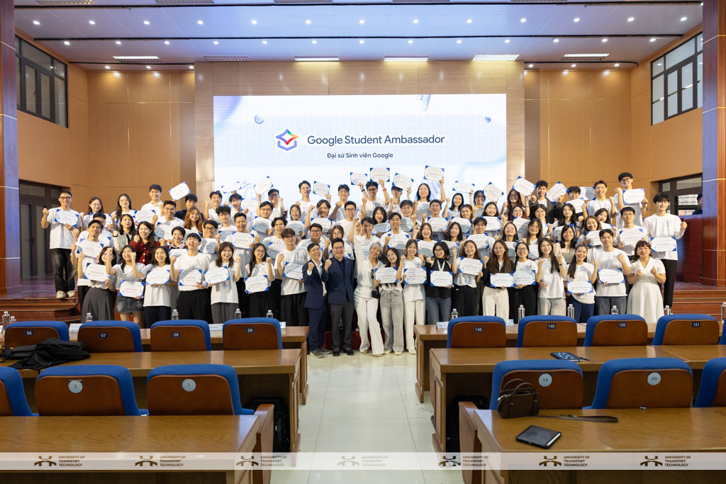 Vinh danh sinh viên UTT gia nhập cộng đồng Đại sứ Sinh viên Google