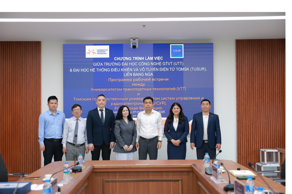 UTT thúc đẩy hợp tác đào tạo, nghiên cứu với Đại học TUSUR (Liên bang Nga)