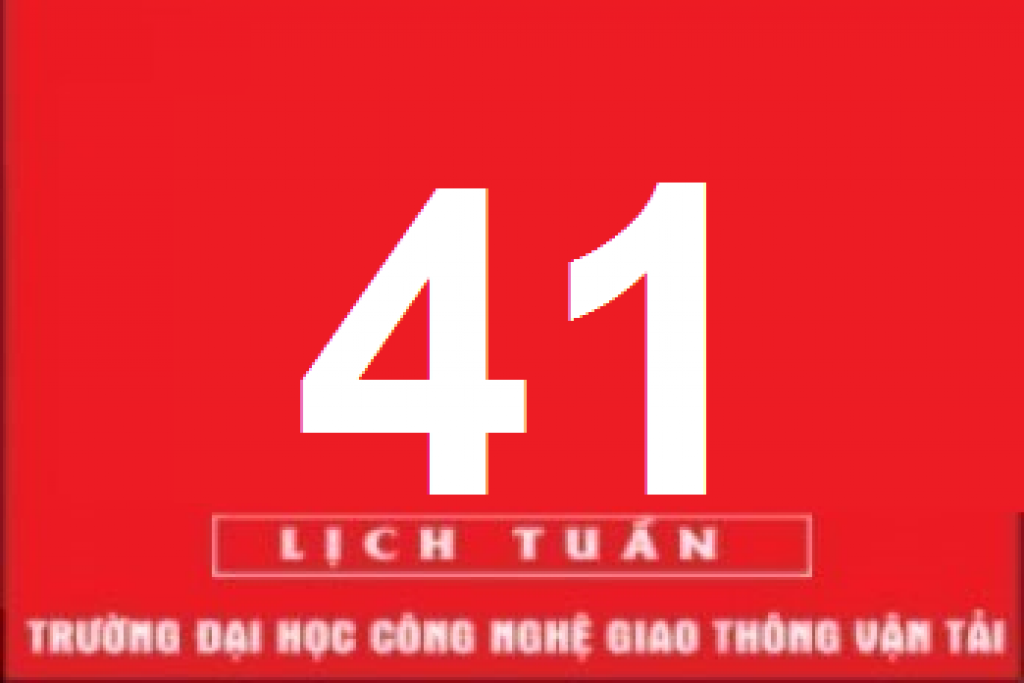 Lịch công tác tuần 41 năm 2022 (từ 10/10/2022 đến 16/10/2022)