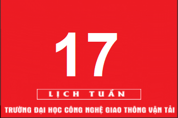 Lịch công tác tuần 17 năm 2019 (từ 22/4/2019 đến 28/4/2019)