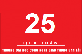 Lịch công tác tuần 25 năm 2018 (từ 18/6/2018 đến 24/6/2018)