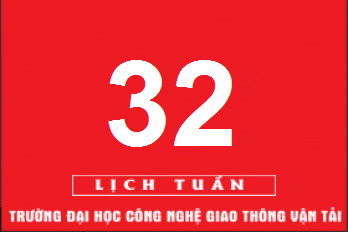 Lịch công tác tuần 32 năm 2019 (từ 05/8/2019 đến 11/8/2019)