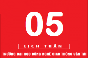Lịch công tác tuần 05 năm 2018 (từ 29/01/2018 đến 04/02/2018