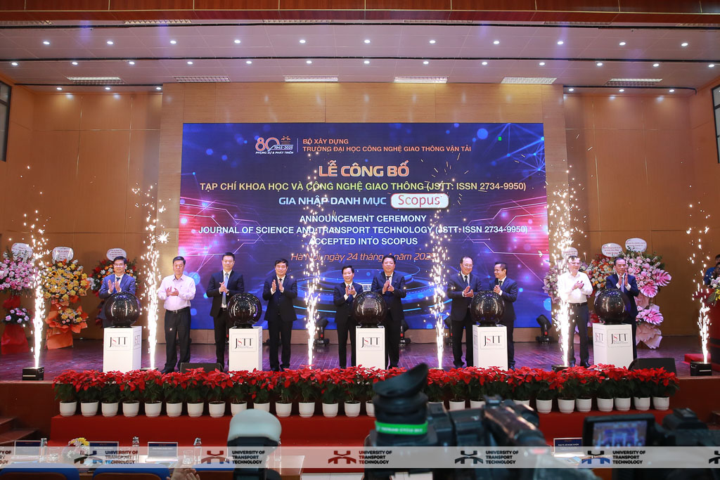 Lễ công bố Tạp chí Journal of Science and Technology in Transport (JSTT) của UTT gia nhập danh mục Scopus
