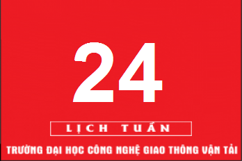 Lịch công tác tuần 24 năm 2019 (từ 10/6/2019 đến 16/6/2019)