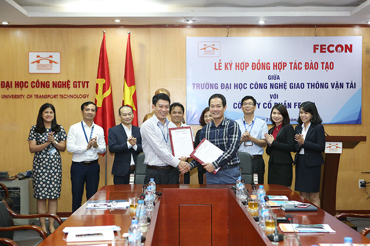 Ký kết hợp đồng đào tạo nguồn nhân lực chất lượng cao cho FECON