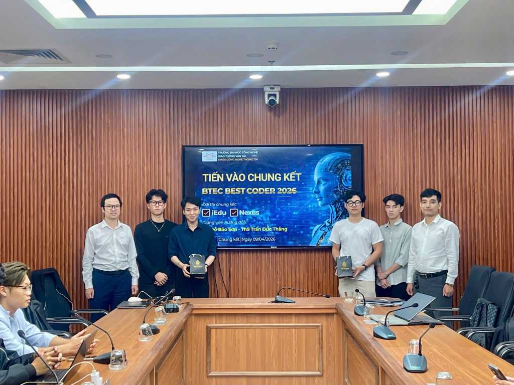 Sinh viên UTT bứt phá vào Chung kết BTEC Best Coder 2026 với 02 đội thi xuất sắc