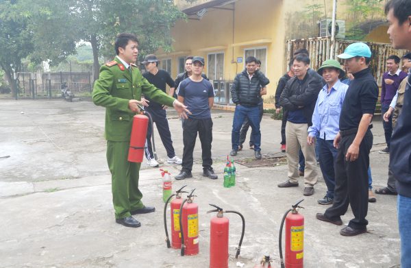 Thông báo Tập huấn nghiệp vụ PCCC và thực tập phương án chữa cháy
