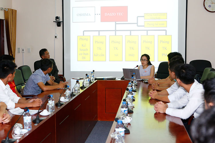 Sinh viên Chuyên ngành CNKT Cơ khí Máy tàu thủy được Công ty Thiết kế tàu biển Nhật Bản tuyển dụng năm 2019