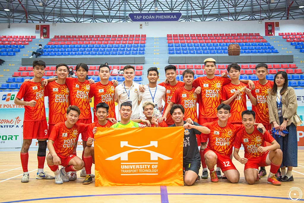 Đội tuyển Futsal UTT giành chiến thắng trong trận tứ kết với Học viện ngân hàng