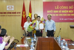 Lễ công bố Quyết định bổ nhiệm Hiệu trưởng Trường Đại học Công nghệ GTVT nhiệm kỳ 2015 – 2020