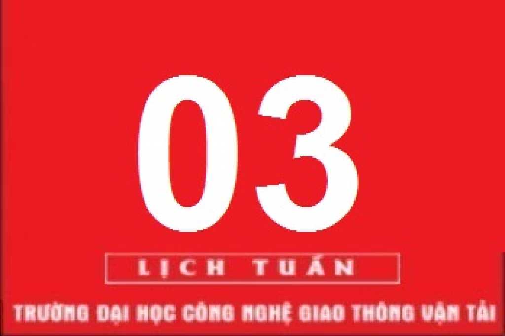 Lịch công tác tuần 03 năm 2023 (từ 16/01/2023 đến 22/01/2023)