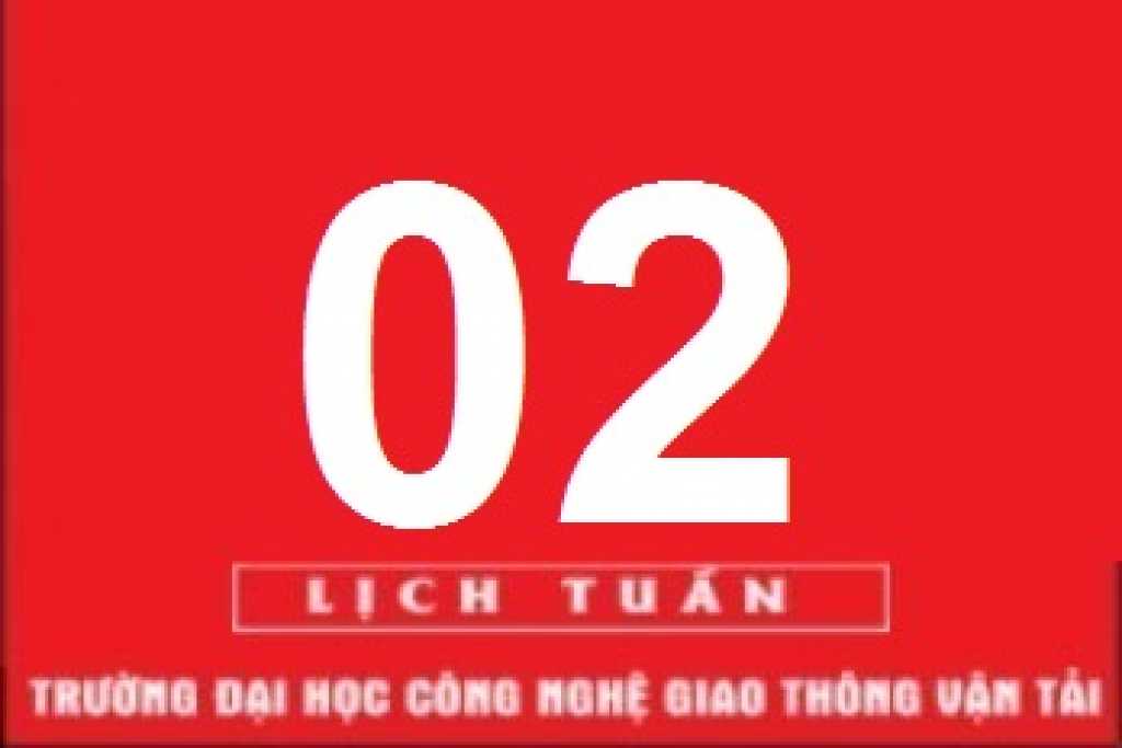 Lịch công tác tuần 02 năm 2023 (từ 09/01/2023 đến 15/01/2023)