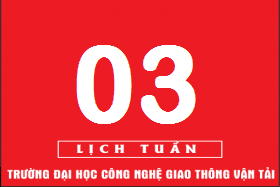 Lịch công tác tuần 03 năm 2018 (từ 15/01/2018 đến 21/01/2018)