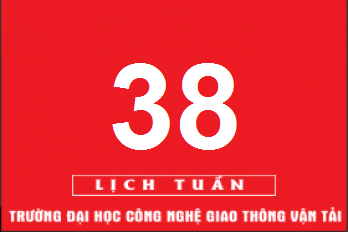 Lịch công tác tuần 38 năm 2019 (từ 16/9/2019 đến 22/9/2019)