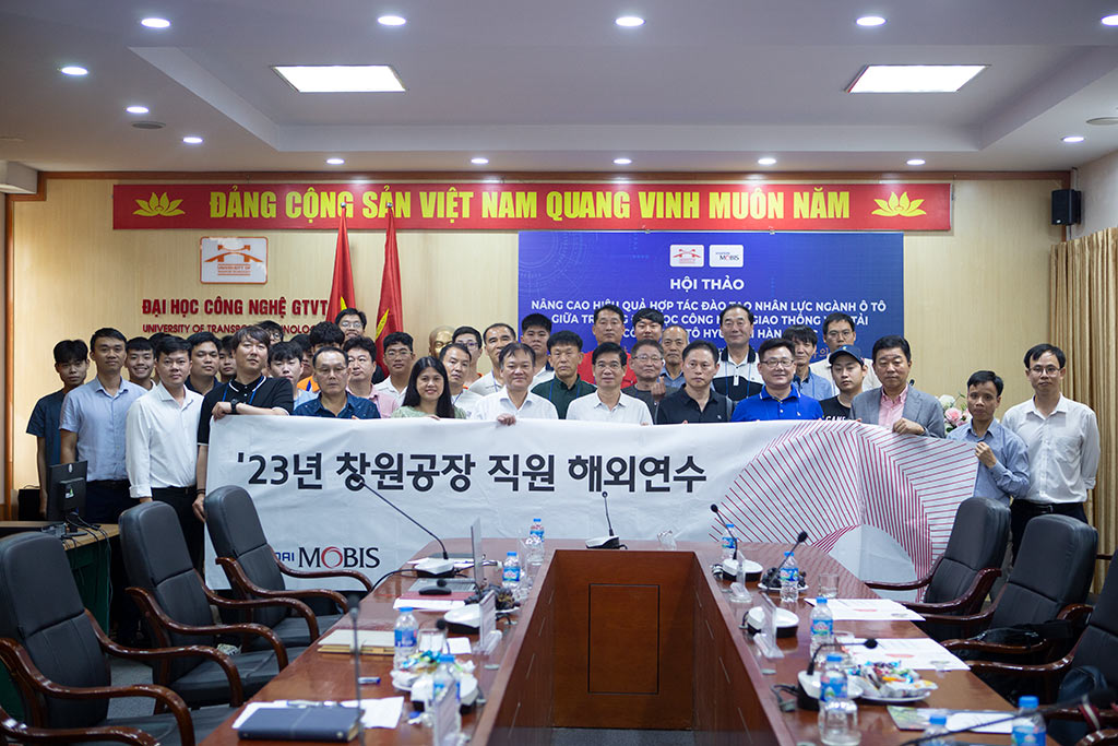 Trường ĐH Công nghệ GTVT hợp tác đào tạo nhân lực ngành ô tô với Công ty ô tô Hyundai Hàn Quốc