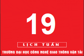 Lịch công tác tuần 19 năm 2018 (từ 07/5/2018 đến 13/5/2018)