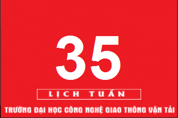 Lịch công tác tuần 35 năm 2019 (từ 26/8/2019 đến 01/9/2019)