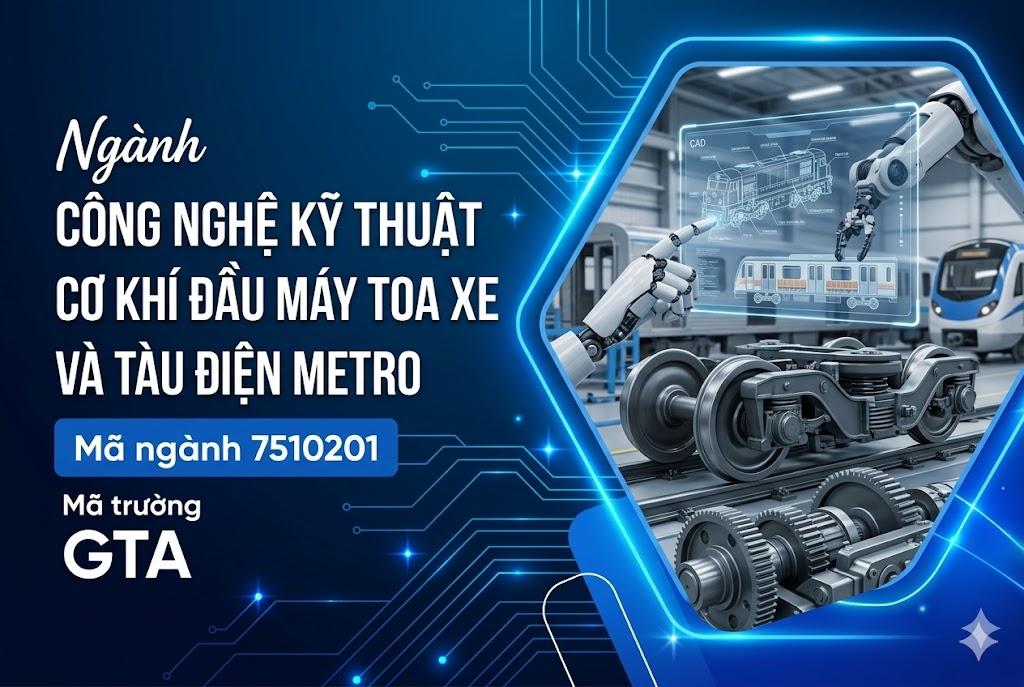 Chương trình đào tạo chuyên ngành Công nghệ kỹ thuật Cơ khí Đầu máy toa xe và tàu điện metro