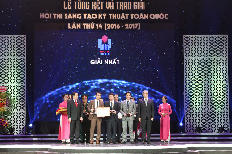 Trường Đại học Công nghệ GTVT đạt giải Nhất giải thưởng VIFOTEC và giải thưởng WIPO năm 2017