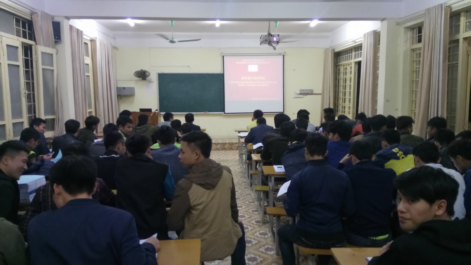 Khai giảng lớp huấn luyện an toàn lao động, vệ sinh lao động – Khóa học tháng 02 năm 2017