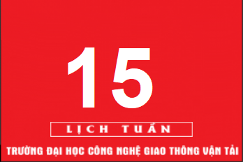 Lịch công tác tuần 15 năm 2019 (từ 08/4/2019 đến 14/4/2019)