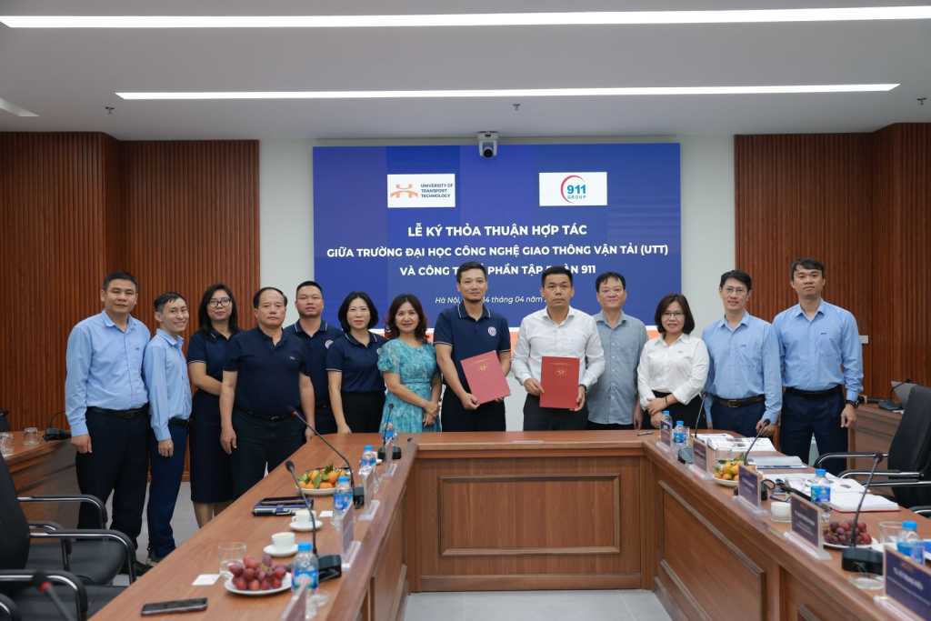 UTT Signs Cooperation Agreement with 911 Group Joint Stock Company, Promoting Practice-Oriented Training