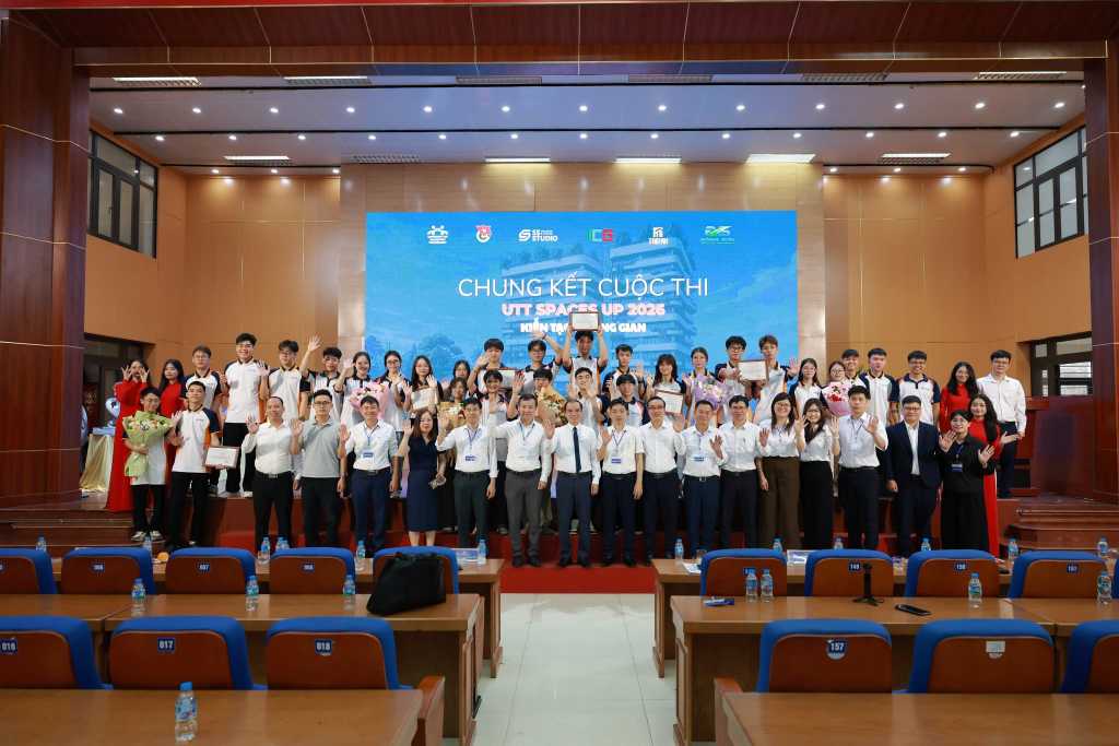 Chung kết cuộc thi Kiến tạo không gian - UTT Spaces Up 2026