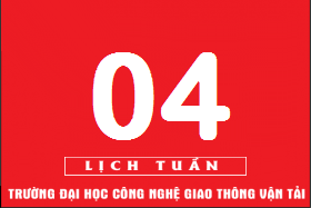 Lịch công tác tuần 04 năm 2018 (từ 22/01/2018 đến 28/01/2018)