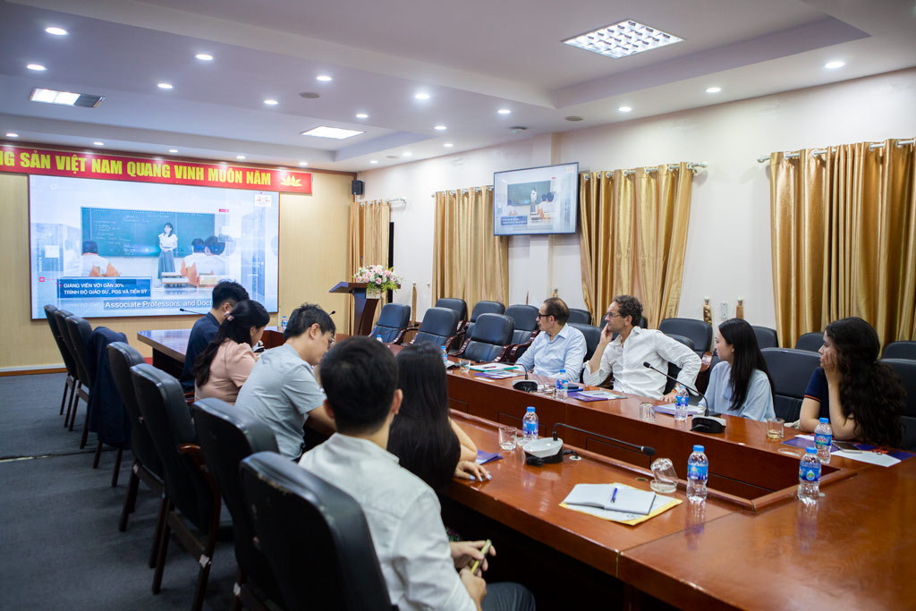 UTT tiếp và làm việc với tập đoàn giáo dục toàn cầu Galileo