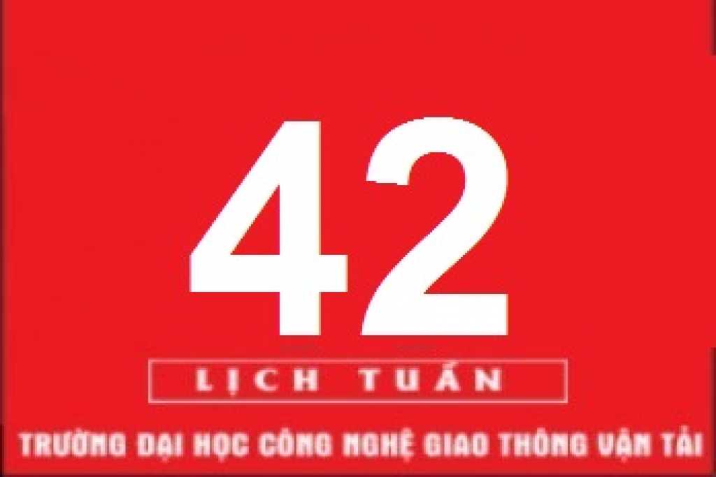 Lịch công tác tuần 42 năm 2022 (từ 17/10/2022 đến 23/10/2022)