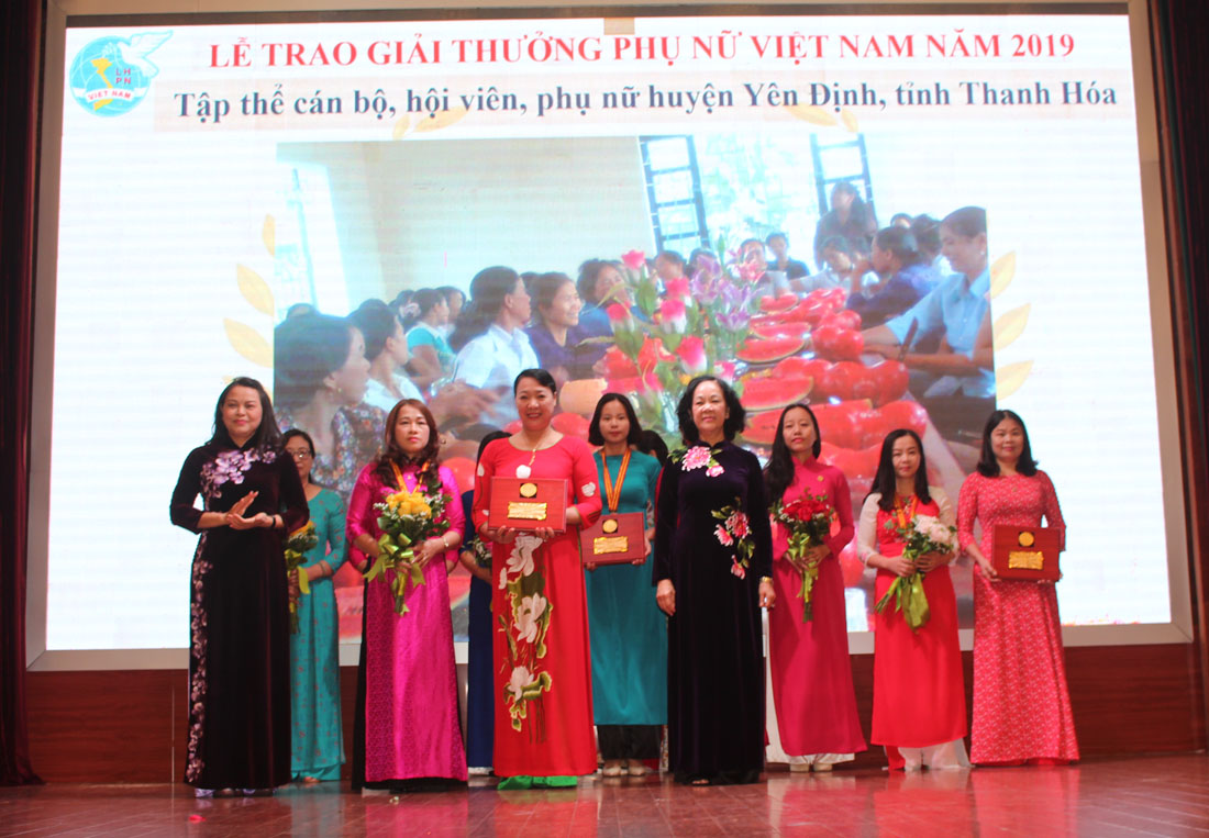 Thông báo đề cử xét trao Giải thưởng Phụ nữ Việt Nam năm 2020