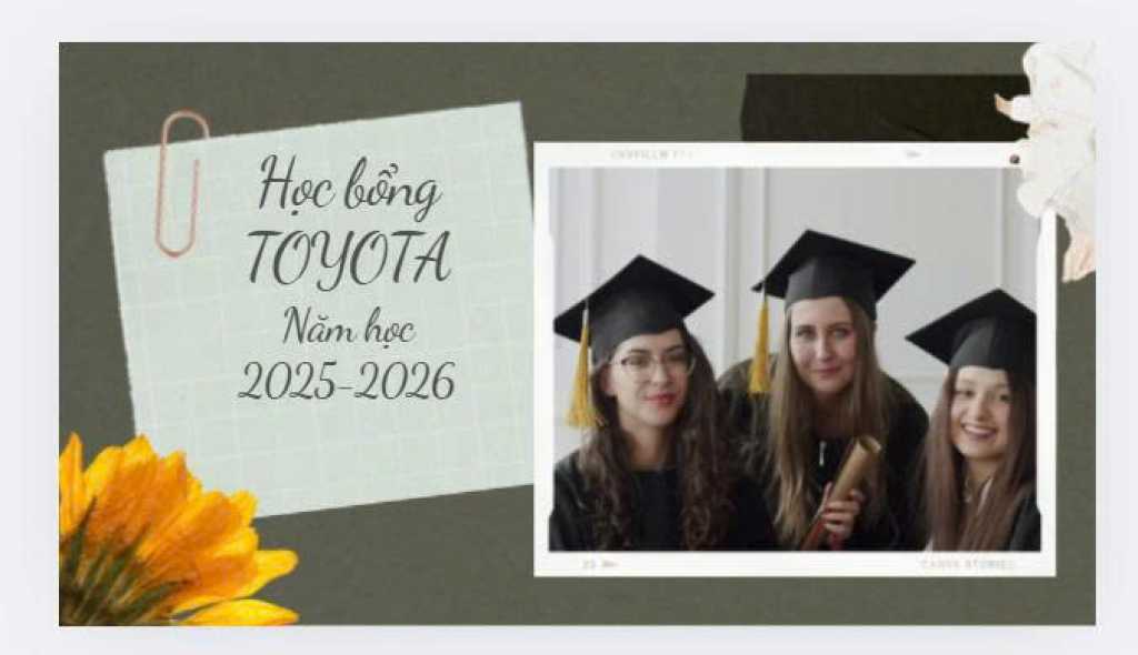 Sinh viên UTT xuất sắc nhận học bổng TOYOTA năm học 2025-2026