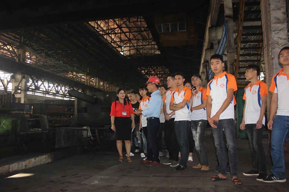 Tham quan thực tế tại Công ty Cổ phần Gang thép Thái Nguyên