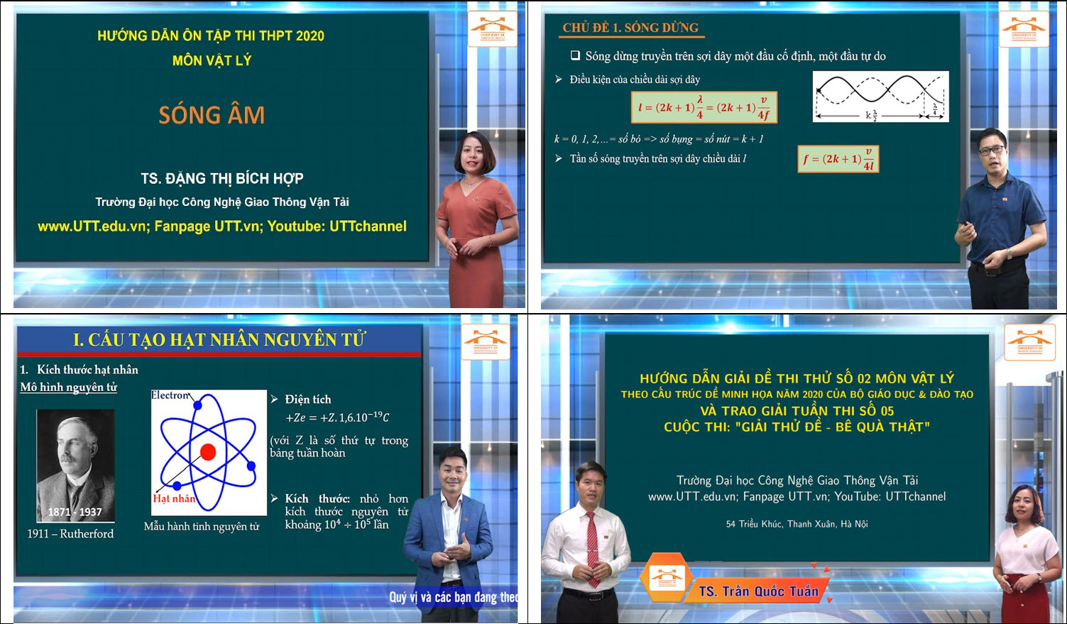 Tập thể giảng viên Khoa Khoa học cơ bản tích cực tham gia dạy học trực tuyến hỗ trợ học sinh cả nước ôn thi tốt nghiệp THPT