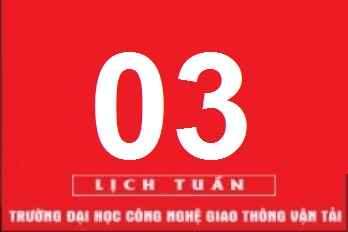 Lịch công tác tuần 03 năm 2022 (từ 17/01/2022 đến 23/01/2022)