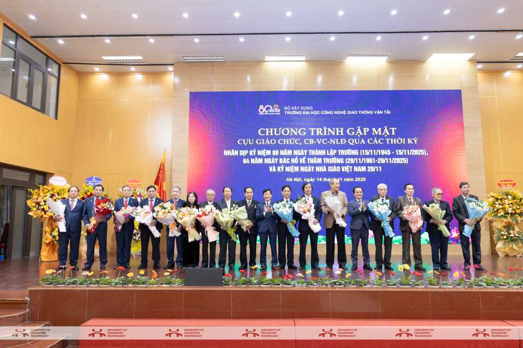 Ấm áp buổi gặp mặt tri ân cựu CB-VC-NLĐ Nhà trường qua các thời kỳ nhân kỷ niệm 80 năm ngày thành lập Trường