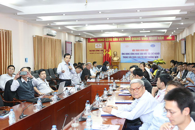 Hội thảo Ứng dụng công nghệ cào bóc tái chế nguội trong sửa chữa, bảo trì mặt đường mềm 2017