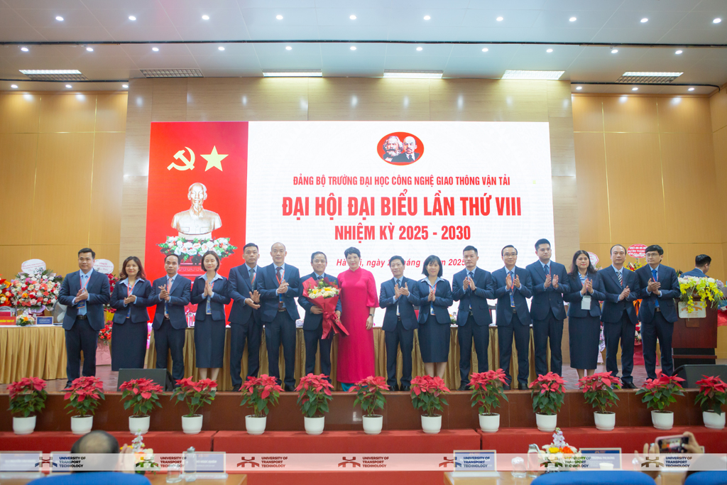 Đại hội Đại biểu Đảng bộ Trường Đại học Công nghệ GTVT lần thứ VIII, nhiệm kỳ 2025-2030