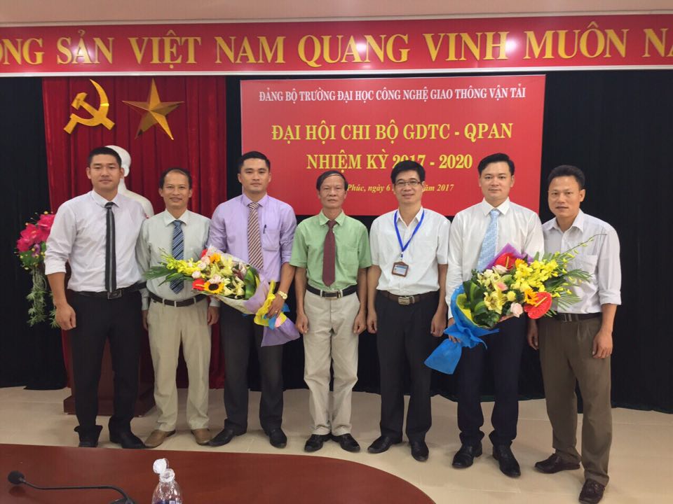 Đại hội Chi bộ GDTC - QPAN. Nhiệm kỳ 2017 - 2020