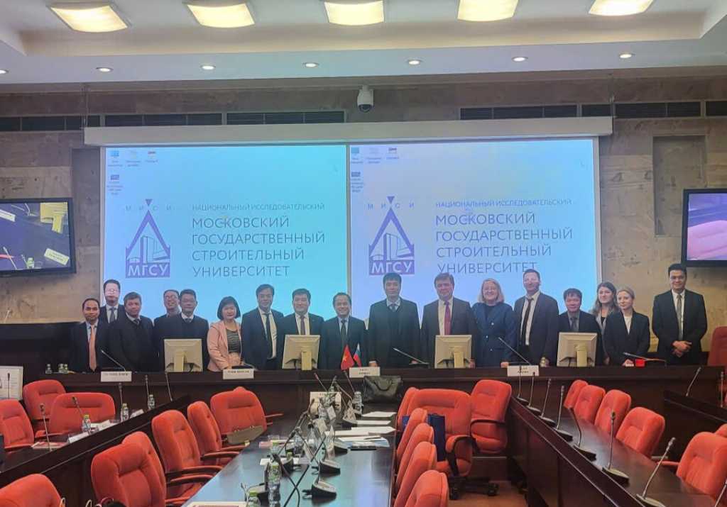 UTT ký kết hợp tác với Trường Đại học Xây dựng Quốc gia Moscow (MGSU)