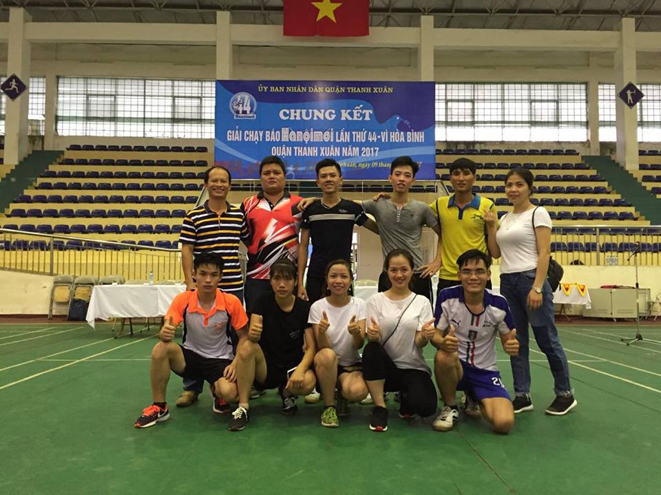 Chung kết Giải Chạy báo Hà Nội mới, lần thứ 44 - Vì Hoà Bình. Quận Thanh Xuân, năm 2017