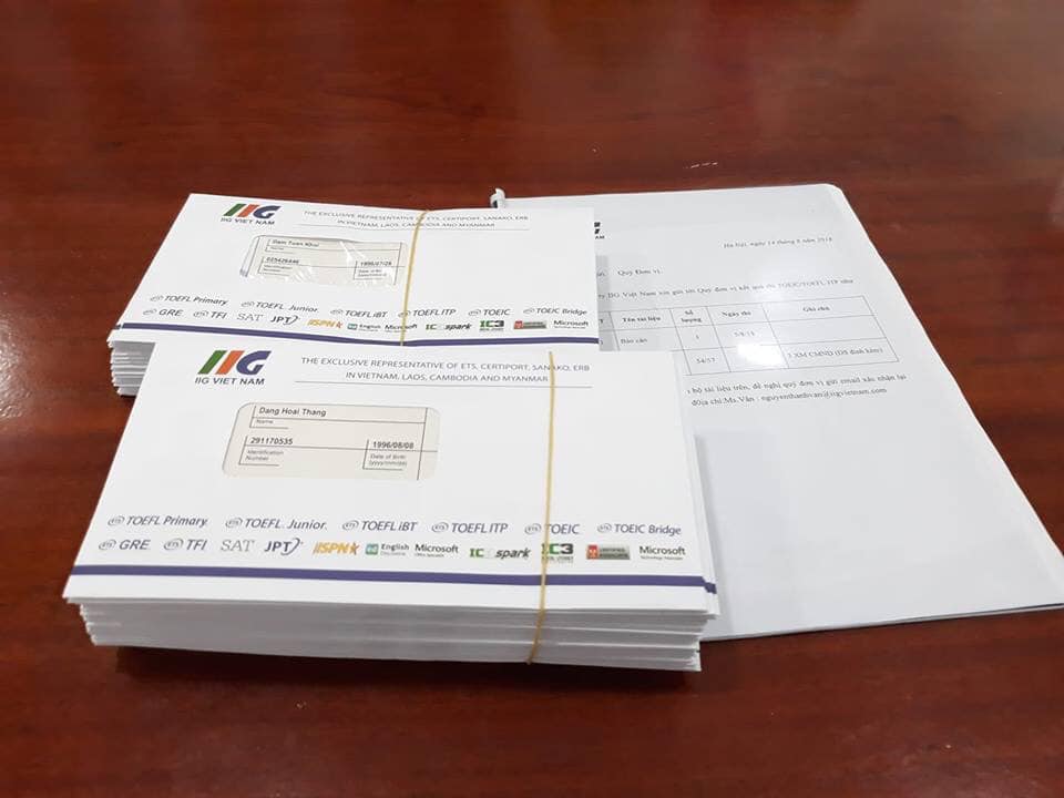 Thông báo Kết quả thi TOEIC ngày 29.5.2020 tại Trường Đại ...