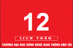 Lịch công tác tuần 12 năm 2018 (từ 19/3/2018 đến 25/03/2018)