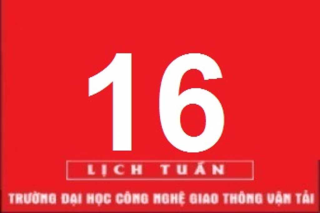 Lịch công tác tuần 16 năm 2023 (từ 17/4/2023 đến 23/4/2023)